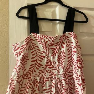 Cute White and Red Dress